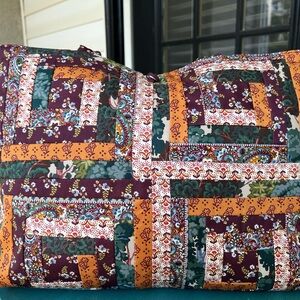Vera Bradley Hathaway Tote in Fall Harvest Patchwork